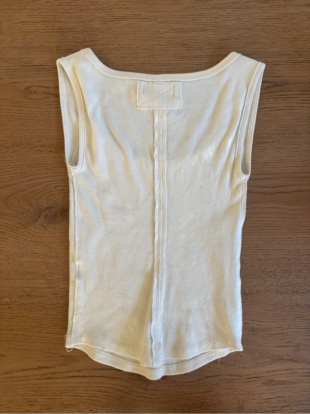 free people white tank xs NWOT